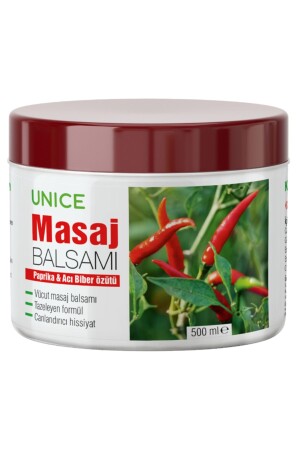 Unice Kırmızı Biber Ve Acı Biber Özlü Balsam 500 Ml - Unice Kozmetik