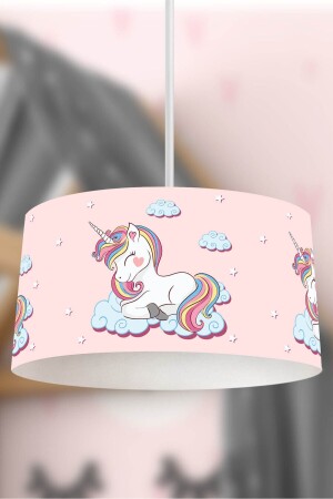 Unicorn Child Pendant Lamp Chandelier in the Cloud - Rivaistanbul