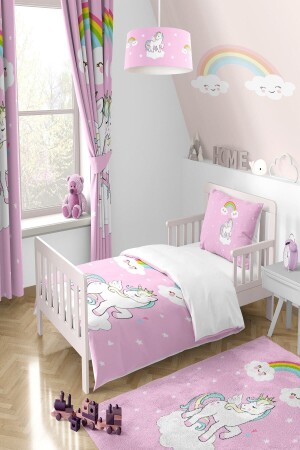 Unicorn Patterned Duvet Cover Set Tlan-170 TLAN-170 - Talia Home