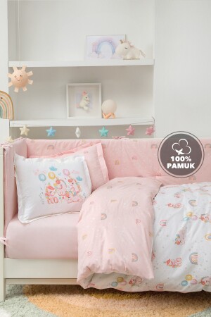 Unicorn Ranforce Baby Bedding Set - Yataş Mini