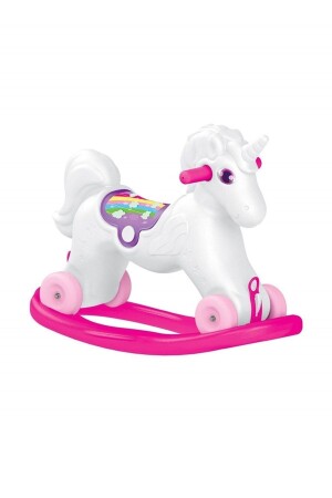 Unicorn Rocking Wheel Horse Pink - Dolu