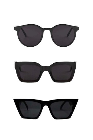 نظارات شمسية من نوع MNZ-Unisex 3 قطع - Modalucci