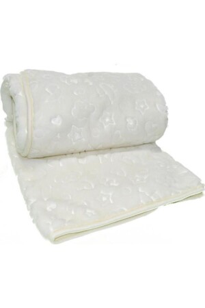 Unisex Baby Beige Blanket Cream IB22093 - Özdilek