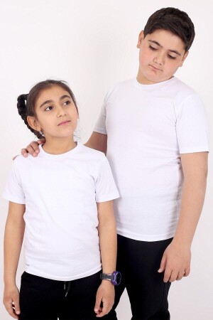 Unisex-Basic-T-Shirt für Kinder mit Rundhalsausschnitt - Çiggo Kids