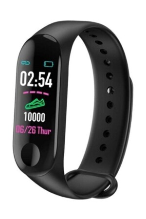 Unisex Black Angel Eye M3 Band Sport Modes, Heart Rate Monitor Smart Bracelet Smart Watch M3band 37600000470 - DRN