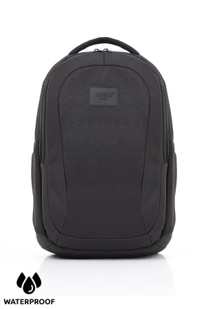 Unisex Black Daily Backpack with 2 Compartments and Laptop Compartment - D'vers