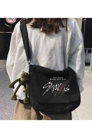 سلسلة من المسلسلات المسلسلة من قبل الأطفال المتشردين المطبوعة Unisex Black Messenger Bag 673562523513443 - Touz Moda