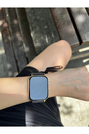 Unisex Black Silicone Digital LED Wristwatch Wristwatch ÇENÇEN02141521 - ÇENÇEN