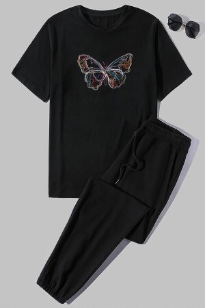 Unisex Butterfly 2-Piece Tracksuit Set - Uyguntarz