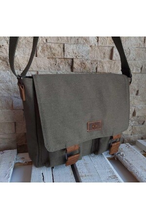 Unisex Canvas Waterproof Postman Business School Briefcase Laptop Notebook Bag (HANDBAG WITH GIFT) - Qub Club