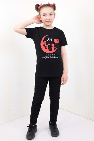 Unisex Children's 23 April Printed T-Shirt 10860-1 - Toontoy