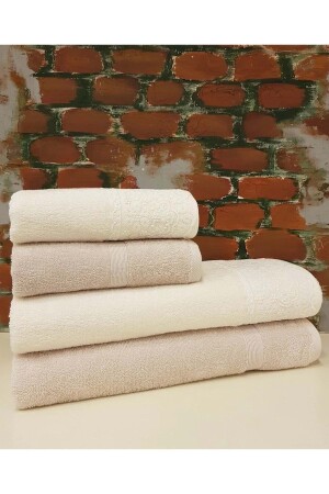 Unisex Cream Orkide Best Turkish Bath Set MST06947 - Özdilek