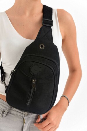 Unisex Crinkle Body Bag Cross Strap Shoulder and Waist Bag LVNS21BDYB001 - Luvenis