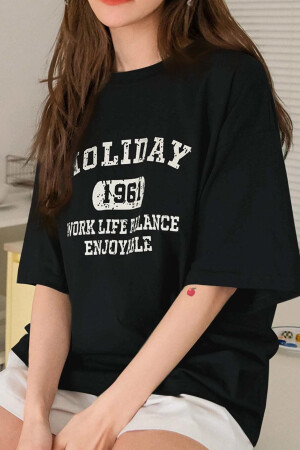 Unisex Holiday Baskılı Tasarım Tshirt - Uyguntarz