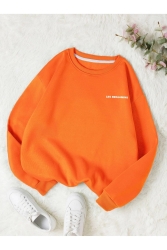 Unisex Kadın-erkek Turuncu Les Benjamins Renkli Oversize Bisiklet Yaka Pamuklu Sweatshirt LESBENJAMINS-ŞİZOFREN- - Adrift