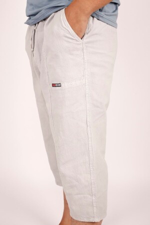 Unisex Leinenstoff Rohstoff Sommer Bequeme Bermuda Capri - Fatella