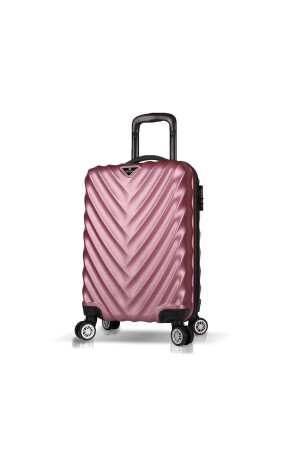 Unisex Lotus Abs Small Cabin Size Suitcase Rose - My Valice