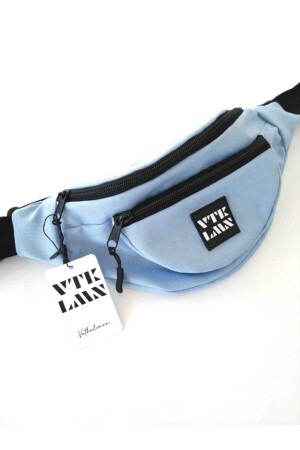 كيس كتف وخصر ملون أزرق MNZ-Unisex VTKLMNDCNT014 - Vatkalimon