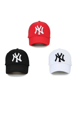 Unisex Ny 3-Piece Red Set Hat NY SET - QUATEX