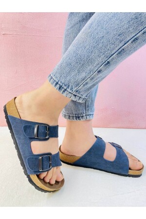 Unisex Orthopedic Insole Daily Comfortable Double Banded Buckle Beach Holiday Summer Outside Guest Indoor Slippers - Yildiz Shoes