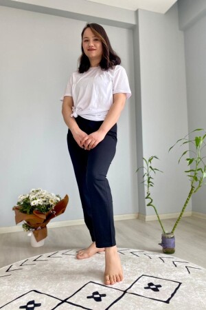 Unısex Siyah Düz Renk Penye Pijama - Bera Tekstil