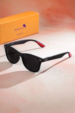 Unisex-Sonnenbrille mit polarisiertem Rahmen, schwarze Farbe - Polo Air