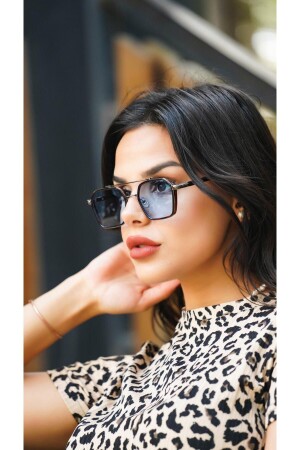 Unisex-Sonnenbrille mit rechteckigem Leopardenrahmen Ae-0039c1 AE-0039C1 - Angel Eyes