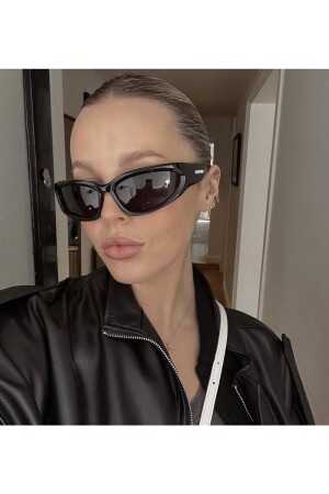 Unisex Sunglasses Women Men Sports Techno New Model Image Style Black Glass Frame Space Justin Model JUSTİN-UZAY075. - LOOKUP