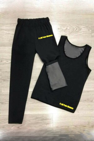 Unisex Thermal - Tights And Undershirt Set Polymer Fabric Slimming Slimming And Fat Burning Sports Wear - P&W Polo Women
