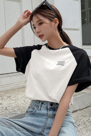 Unisex-Urlaubs-T-Shirt mit Raglanärmeln und Übergröße - Moonbull