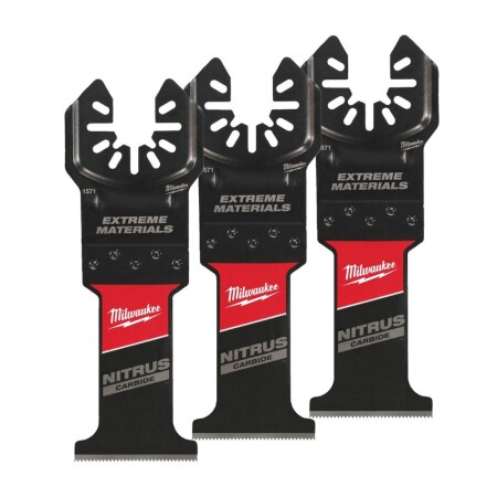 Universal blades for multi-function tool MILWAUKEE OL NITRUS 35mm, 3pcs. - Milwaukee Accessories