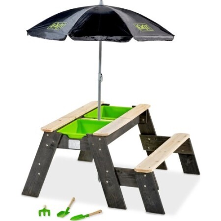 Universal game table with bench EXIT Aksent Sand & Water L Deluxe - Exit