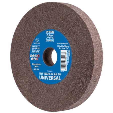 Universal grinding wheel PFERD BW 15020-32 AN24 - Pferd