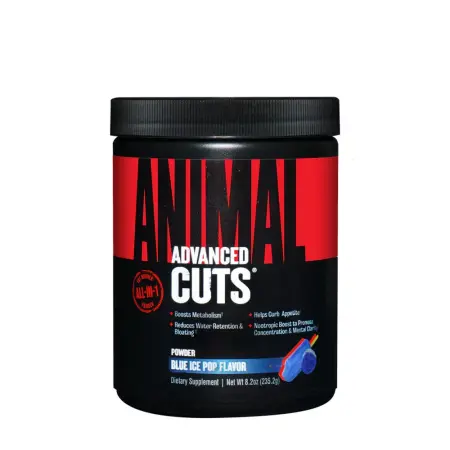 Universal Nutrition Animal Cuts Powder (248 g, Blue Ice Pop) - Universal Nutrition