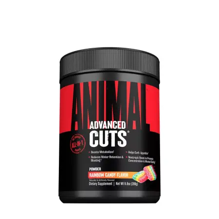 Universal Nutrition Animal Cuts Powder (248 g, Rainbow Candy) - Universal Nutrition
