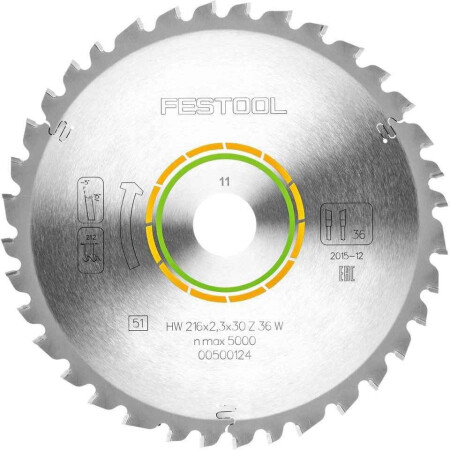 Universal saw blade FESTOOL 216x2.3x30 W36 - FESTOOL
