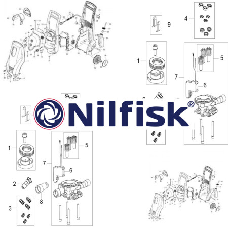 Unten NILFISK 107409174 - Nilfisk Parts