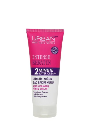 Urban Intense Keratin 2 Minute Butter Cream Günlük Yoğun Saç Bakım Kürü 200ml URB83 - Urban Care