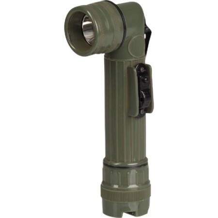 US OD MEDIUM 2C ANGLEHEAD FLASHLIGHT - MIL-TEC