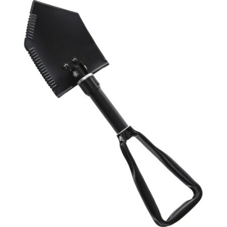 US-SCHAUFEL, SCHWARZ, 2,5 MM, DREIFACH, MIT TASCHE - MIL-TEC