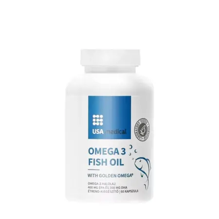 USA medical GOLDEN® Omega 3 Fish Oil (60 Softgels) - USA medical