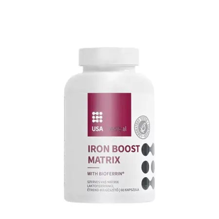 USA medical Iron Boost Matrix BioFerrin® (60 Capsules) - USA medical