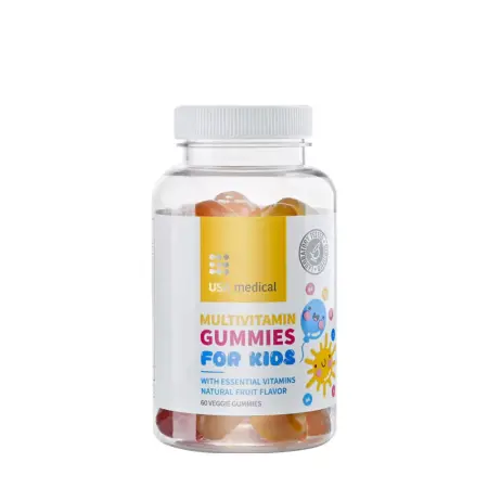 USA medical Multivitamin Gummies For kids (60 Gummies, Natural Fruit Flavor) - USA medical