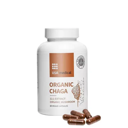 USA medical Organic Chaga (60 Capsules) - USA medical