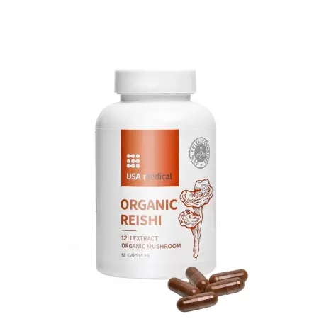USA medical Organic Reishi (60 Capsules) - USA medical