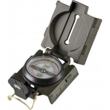 USA OD METAL COMPASS WITH LED LIGHT - MIL-TEC