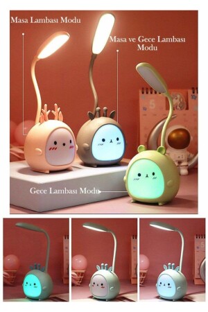 USB Cartoon Table Lamp 3 Modes Night Light Gift for Children Stylish Quality 0TSHEMSLM2 - TechnoSmart