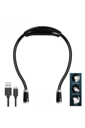 -USB Rechargeable Book Reading and Repair Neck Strap LED Light - Yenitech