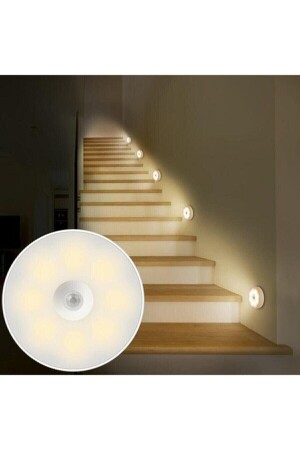 USB Rechargeable White LED Light Lamp with Motion Sensor (WITH SENSOR) - Rucas