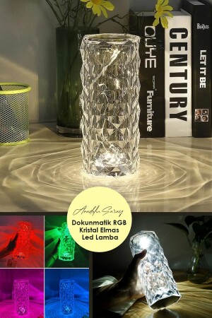 USB RGB Crystal Diamond Led Touch Lamp | . Lamp. led - Anadolu Saray Çarşısı